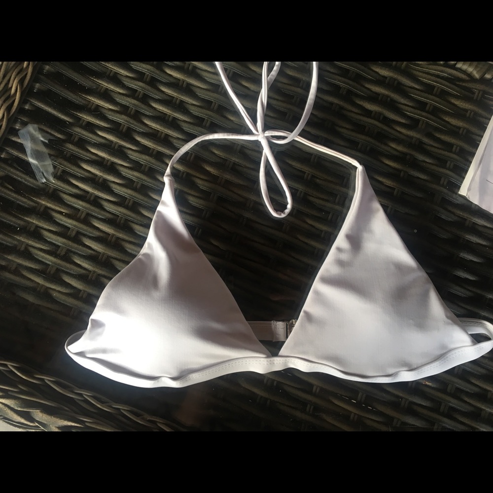 White Bikini Top